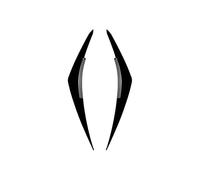 Car Splitter For Subaru For WRX STI VB 2022+ Car Headlight Lamp Eyebrow Eyelid Lip Molding Trim Cover Glossy Black Body Kit