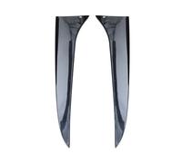 car spoiler 2pcs Car Rear Window Side Spoiler Canard Splitter Trim for BMW E84 X1 2009-2015 Exterior Parts Accessories rear spoiler(Black)
