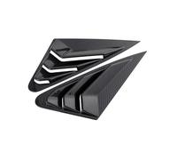 Car Spoiler A4 B9 2017 2018 2019 Carbon Fiber Rear Window Triangle Panel Decoration Cover Shutters Stickers Car Styling