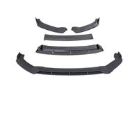Car Spoiler Canards Kit For A3 S3 2016-2019 8V7 8VS Tuning Spoiler Refit Front Bumper Lip Guard Cover Chin Body Kit Protector Diffuser Styling Trim(Matte Black)