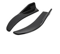 Car Spoiler Canards Kit For BMW 1 Pair Universal Black/Car Carbon Fiber Screen Car Bumper Spoiler Front Lip Anti-Collision(Black)