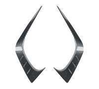 Car Spoiler Canards Kit For CIVIC 11th For Gen 2021 To Up Car Front Bumper Lip Diffuser Spoiler Splitter Guard Cover By ABS Gloss Black Carbon Fiber(Carbon Look)