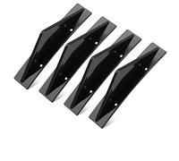 Car spoiler Car Rear Bumper Diffuser 4PCS For F&ord For Fiesta For Focus 3 4 MK3 MK4 For Mondeo For Ecosport For Kuga For Focus ST PONNYC(Black)