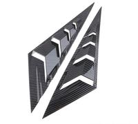 Car Spoiler Car Rear Louver Window Side Shutter Cover Trim Sticker for Hyundai for Elantra 2021 2022 Accessories(Carbon texture)