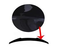 Car Spoiler Compatible For Audi A6 C7 Sedan M4 Style Real Carbon Fiber Material Rear Spoiler Trunk Wing 2012-2015(not S6)(Glossy black)