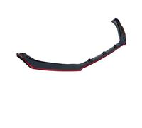 Car Spoiler For Chevy For Cruze 2009-2014 Front Bumper Lip Body Kit Spoiler Splitter Diffuser 3pcs Black Carbon Fiber ABS Racing Spoiler(Red And Black)