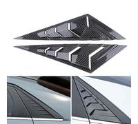 Car Spoiler For Hyundai for Elantra 2021 2022 Car Rear Louver Window Side Shutter Cover Trim Sticker Accessories(Black)