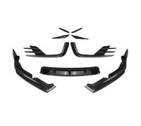 Car Spoiler Lip Splitter Kit For Accord 2021 2022 Car Front Bumper Lip Side Corner Cover Fog Light Intake Frame Brow Spoiler Trim(Glossy Black)