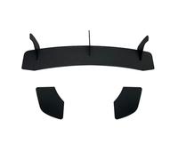 Car Spoiler Rear Bumper Diffuser for VW for Scirocco R 2015-2016 Black Exhaust Bracket 3 Fins Boot Splitter Guard Spoiler Plate Lip