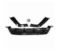 Car Spoiler Rear Bumper Diffuser Lip For BMW X6 G06 2019 2020 2021 2022 2023 ABS Boot Bracket Spoiler Body Kit Racing Spoiler(Carbon Look)