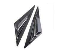 Car Spoiler Rear Side Window Louvers Quarter Window Spoiler Panel for Hyundai for Elantra Avante CN7 2020 2021 Car Accessories(Carbon texture B)