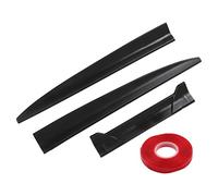 Car Spoiler, Rear Trunk Window Roof Wing Kit Lightweight Rubber 3PCS | Durable Rubber Build All Weather Sporty Styling Easy Tool Free Mounting Secure Grip Universal Trunk Roof Fit