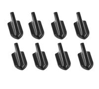Car Spoiler Wing 10pcs Car Spoiler Shark Spoiler PP Roof Shark Fins Spoiler Wing Kit Paste Type Decoration Black Antenna UV-protected Spoiler Wing(A-Carbon LOOK)