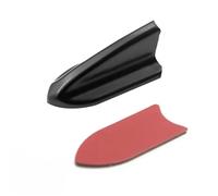Car Spoiler Wing 10pcs Car Spoiler Shark Spoiler PP Roof Shark Fins Spoiler Wing Kit Paste Type Decoration Black Antenna UV-protected Spoiler Wing(A-Gloss black)