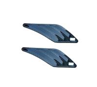 Car Spoiler Wing 2pcs Car Air for Vent Sticker Side Mudguard ABT RS3 RS4 RS5 RS6 A6 C6 C5 A1 A3 8P A4 B8 B6 A5 A7 A8 Q5 Q7 TT R8(Carbon Type 2)