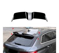Car Spoiler Wing For Audi A3 8Y Sportback Hatchback 2021+,Aluminum Wing Adjustable Universal Lightweight Car Rear Spoiler, reduce air resistance,A/Black