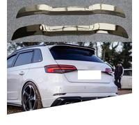 Car Spoiler Wing For Audi A3 Hatchback 2014 2015 2016 2017 2018 2019 2020,Aluminum Wing Adjustable Universal Lightweight Car Rear Spoiler, reduce air resistance,A/Black