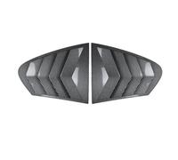 Car Spoiler Wing For BMW 5 Series For F10 2011-2017 Glossy Black Triangle Louver Shark Gill Shaped Rear Window Decorative Window Vent Car Spoiler(Carbon Black)