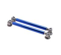 Car Stabiliser Bars 1Pair Universal Car Splitter Rods Racing Adjustable Front Rear Bumper Lip Support Strut Brace Tie Pull Bar Kit 75/100/150/200mm Stabiliser Link(Blue 10cm)