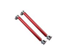 Car Stabiliser Bars 1Pair Universal Car Splitter Rods Racing Adjustable Front Rear Bumper Lip Support Strut Brace Tie Pull Bar Kit 75/100/150/200mm Stabiliser Link(Red 10cm)