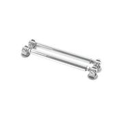 Car Stabiliser Bars 1Pair Universal Car Splitter Rods Racing Adjustable Front Rear Bumper Lip Support Strut Brace Tie Pull Bar Kit 75/100/150/200mm Stabiliser Link(Silver 10cm)