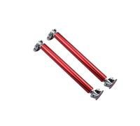 Car Stabiliser Bars 1Pair Universal Car Splitter Rods Racing Adjustable Front Rear Bumper Lip Support Strut Brace Tie Pull Bar Kit 75/100/150/200mm Stabiliser Link(Red 7.5cm)