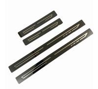 Car Stainless Steel Door Sill Strips For SEAT ARONA FR 2017 2018-2024, Threshold Protector Anti-Slip Kick Plates Welcome Pedal Scuff Guard Accessory, Black