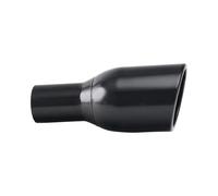Car Stainless Steel Exhaust Car Exhaust Nozzle 60mm To 101mm Muffler Tailpipe End Tip Stainless Steel Exhaust Throat(B)