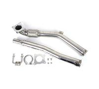 Car Stainless Steel Exhaust Pipe 2.5inch - 3inch Down Pipe 2.0T TSI 63mm To 76mm For MK5 For MK6 For A3 For VW For Golf For GTI For Jetta Car Pipe Exhaust