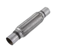 Car Stainless Steel Exhaust Pipe 2 X 1.75"x8"x12" Car Exhaust Flexible Pipe Tubing Universal Exhaust Joint With Welding Extension Pipe Stainless Ste