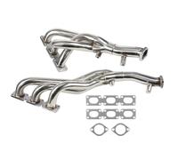 Car Stainless Steel Exhaust Pipe 201 Stainless Steel Exhaust Manifold Header Kits With Gaskets For BMW For E46 For 325i For E39 Car Exhaust Flex Pipe