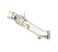 Car Stainless Steel Exhaust Pipe 3.5inch Exhaust Down Pipe Catless For BMW For 535i GT 535ix 640i 740i For F01 F06 F07 F10 F11 F12 F13 2010-2015 Car Pipe Exhaust