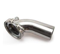 Car Stainless Steel Exhaust Pipe Adaptor Turbo Stainless Downpipe Elbow 90 Degree For Turbo For HY35 For HX For HE351 For EP-CGQ217Z Car Pipe Exhaust