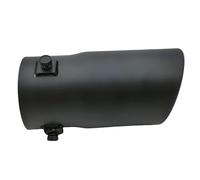 Car Stainless Steel Exhaust Pipe Car Tail Throat Exhaust Pipe Decoration Modification Muffler Thicken Stainless Steel Auto Exhaust Pipe Black Car Pipe Exhaust(Black)