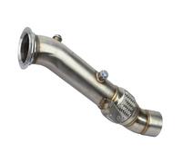 Car Stainless Steel Exhaust Pipe Exhaust N55 3.5inch Downpipe Turbo Catless Pipe For 2010-2015 For BMW F01 F06 F07 F10 F11 F12 F13 535i GT For 535ix 640i 740i Car Exhaust Pipe