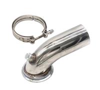 Car Stainless Steel Exhaust Pipe Turbo Exhaust Pipe With HX He351 V Band Flange Clamp For 4,375 "O.D Turbos Car Pipe Exhaust