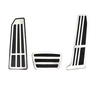 Car Stainless Steel Non Slip Foot Pedal Gas Brake Pad Cover For Toyota For Camry For Avalon RAV4 2019(AT WITH REST PEDAL)