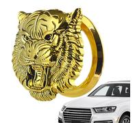 Car Start Button Cover,Cool Protective Adhesive Ring - Tiger Head Vehicle Push Button Start Ring | for Drivers Men Women Truck Road Trip Travel Driving Commuting