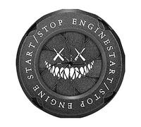Car Start Button Cover - Rotary Engine Push Start Button Protector | Start Button Cover For Drivers Gift | Car Engine Start Stop Button Cover | Anti-Scratch Automobile Decoration For Most Car