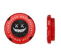 Car Start Button Cover - Rotary Engine Push Start Button Protector | Start Button Cover For Drivers Gift | Car Engine Start Stop Button Cover | Anti-Scratch Automobile Decoration For Most Car