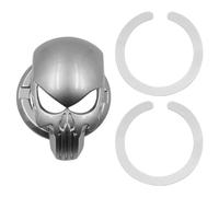 Car Start Iron Button Man Cover Skull Ignition Switch Protective Cover Metal 3D Style Ignition Button Decorative Protective Cover
