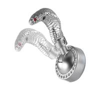 Car Start Stop Button - Snake Pattern Decorative Pushbutton for stylish dashboard enhancement, joystick with protective cover for long-lasting use, Engine Ignition Accessory for truck trailer