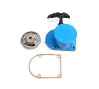 Car Starter Alloy Pull Starter For 49cc 66cc 70cc 80cc Engine Bicycle Push Bike Pull Recoil Starter Handle Pulling Device Engine Starting Starters(Blue)