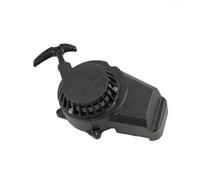 Car Starter Aluminum Pull Start Recoil Starter Part For 2 Stroke 47cc 49cc Engine Pocket Bike For Mini Moto Dirt ATV Quad 4 Wheeler Engine Starting Starters(Black)