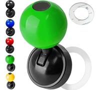Car Starter Button Ball, Universal One-Button Start Car Shift Knob Car Accessories, Metal Push Start Buttons Cover, Joystick Cars Ignition Starter Protector for Car Styling and Decor (Green)