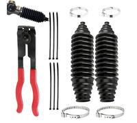 Car Steering Gear Ball Cage Kit - Steering Rack Dust Cover | Inner Tie Rod Boot Set,Universal Rubber Dustproof Auto Accessories For Truck SUV RV, Cold Weather, Road Trip Travel And Daily Driving