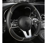 Car Steering Whee Cover For Bentley Bentayga (5 seats) 2016-2023,Anti-Slip Breathable Steering Wheel Protector Car Accessories Interior,D-Brown-Type O