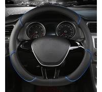 Car Steering Whee Cover For Bentley Continental GT 2004-2012,Anti-Slip Breathable Steering Wheel Protector Car Accessories Interior,B-Blue-Type D