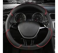 Car Steering Whee Cover For Bentley Continental GT 2012-2018,Anti-Slip Breathable Steering Wheel Protector Car Accessories Interior,A-Red-Type D