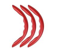 car steering wheel 3 Pieces For Tesla For Model Y Non-Slip Summer Hot Interior Accessories Steering Wheel Cover(RED)